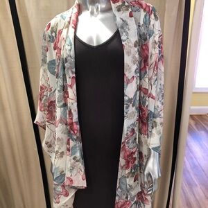NWT Floral Coverup/Kimono